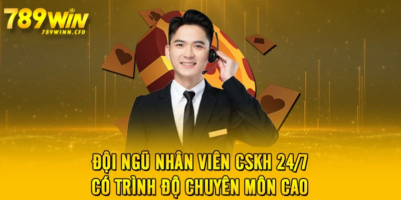 Đội ngũ nhân viên CSKH 24/7 có trình độ chuyên môn cao 