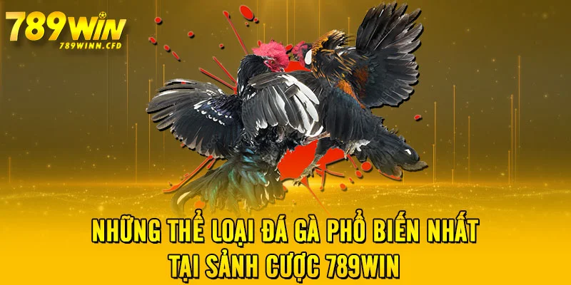 Những thể loại đá gà phổ biến nhất tại sảnh cược 789WIN